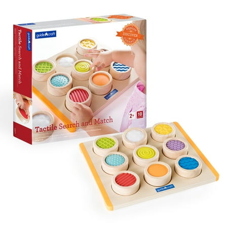 UPC: 0716243050770 | Guidecraft Colorful Tactile Search and Match – Soft Textures Sensory Memory Game for Toddlers