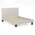 thumbnail image 4 of Furniture of America Warscher California King Tufted Platform Bed in Ivory, 4 of 12