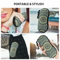 thumbnail image 6 of Fuzoiu Round Mandala1 Print Neoprene Eyeglass Case,Portable Glasses Cases for Men Women,Soft Sunglasses Pouch, 6 of 6