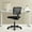 Black-L, variant on Desk Chair, Armless Activity Chair with Wheels, Comfy Low Back Swivel Task Chair, White