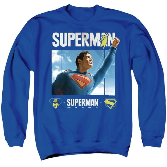 Superman 2025 Superman Comic Run Unisex Adult Crewneck Sweatshirt