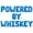 Blue, variant on Letter Balloons - POWERED BY WHISKEY 16" Inch Alphabet Letters Foil Mylar Balloon Bachelorette Party Banner (Silver)