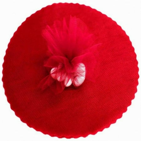50 Scalloped Tulle Circles 9 Wedding Favor Wrap Red 50 Scalloped Tulle Circles 9 Wedding Favor Wrap Red