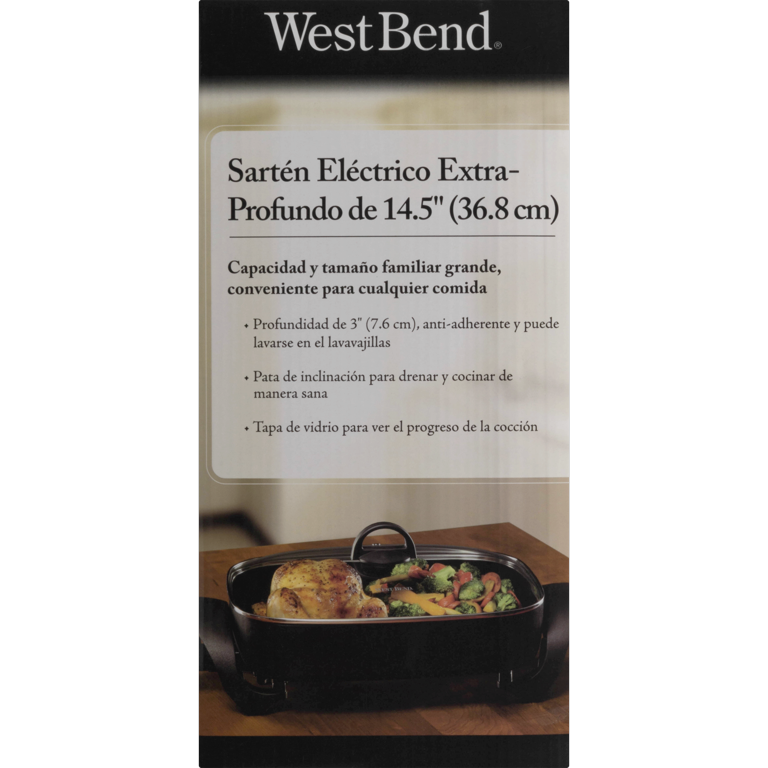 West Bend Extra Deep 12 Electric Skillet 72212