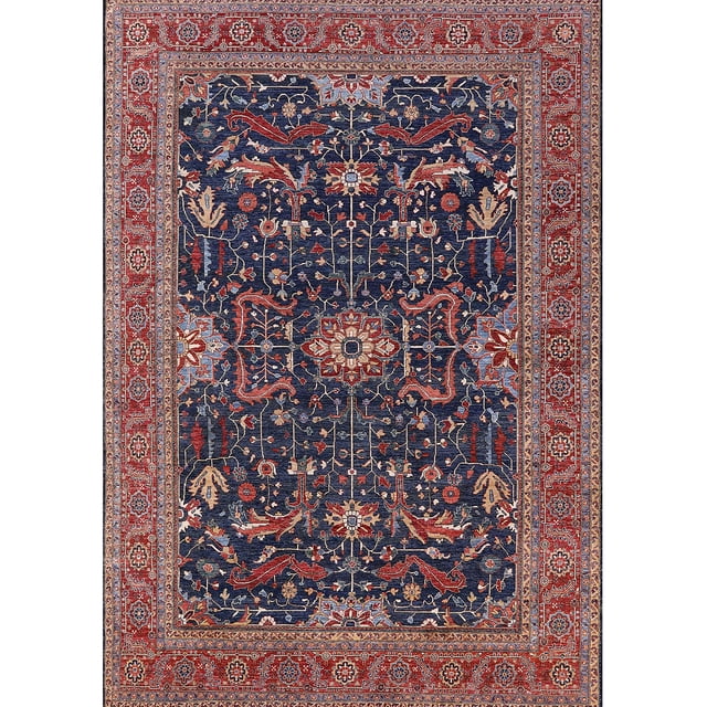 Ahgly Company Machine Washable Indoor Rectangle Industrial Modern Plum Pie Purple Area Rugs, 2' x 3'