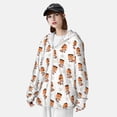 thumbnail image 3 of Balery Cute Little Pirate Red Panda Sudadera ligera de manga larga con capucha y protección solar UPF 50+ para hombre y mujer, ideal para pesca y running-3X-Large, 3 of 7