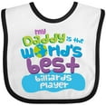 thumbnail image 3 of Inktastic Billiards Player Daddy Boys or Girls Baby Bib, 3 of 4