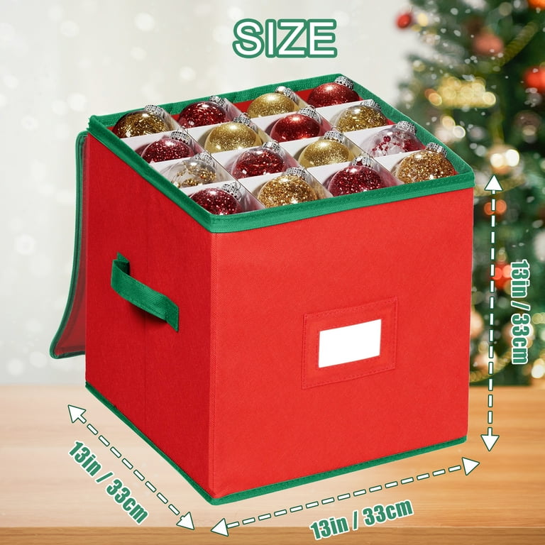 PayUSD Christmas Ornament Storage Box Stores up to 64 Holiday