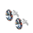thumbnail image 2 of Peace Dove Elegant Men's Stainless Steel Cufflinks for Business Attire and Formal Events, 2 of 6