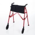 thumbnail image 1 of Andador Stander Wonder Walker Plus, ligero y plegable con ruedas para adultos y personas mayores. Andador plegable de viaje EZ Fold-N-Go con ruedas, deslizadores y bolsa. Andador compacto estándar. Co, 1 of 5