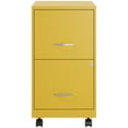 thumbnail image 2 of Space Solutions 18"D 2Drawer Mobile Metal Vertical File Cabinet Yellow/Goldfinch, 2 of 5