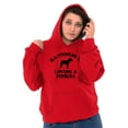 thumbnail image 3 of Happiness Loving A Pitbull Rescue Dog Unisex Plus Size Hoodie Brisco Brands 4X, 3 of 6