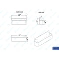 thumbnail image 7 of AmGood 15 in. Single Tier Stainless Steel Speed Rail Rack for Commercial Bars, NSF, 7 of 7