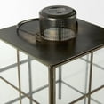 thumbnail image 2 of Mercana Grimwig Small 8L X 8W X 15H Lantern W/Sheet Base Without Bevel in Gold, 2 of 11