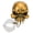 Yellow, variant on Yajisi Universal Skull Shaped Steering Wheel Spinner Knob Power Handle Assist for Cars Trucks Tractors Boats Enhances Driving Control & Handling Black