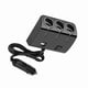 thumbnail image 4 of Divisor de enchufe para encendedor de cigarrillos de automóvil de 3 vías, cargador USB dual, adaptador de corriente, 4 of 15
