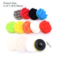thumbnail image 3 of 14 Pieces/Set Buffing Pads Vehicle Sponge 14-in-1 Car Self-adhesive Polisher Reusable Washable Polishing Sanding Disc Kit Accessory, 3 of 6