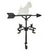 Montague Metal Products WV-262-NC 200 Series 32 In. Color West Highland White Terrier Weathervane
