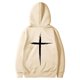 thumbnail image 5 of WILLBEST Sudaderas De Hombre Male Long Sleeve Hooded Sweatshirt Solid Color Back Print Sweatshirt XXXGrande, 5 of 5