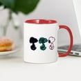 thumbnail image 3 of CafePress - Snoopy Silhouette Mug - 11 oz Ceramic Mug - Novelty Coffee Tea Cup, 3 of 4