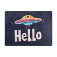 thumbnail image 5 of Yayeee Area Rugs for Living Room 6.7'x4.8' Indoor Non Slip Washable Bedroom Carpet, Colorful UFO, 5 of 5