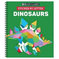 Brain Games Sticker By Letter: Dinosaurs, Book, (Paperback)