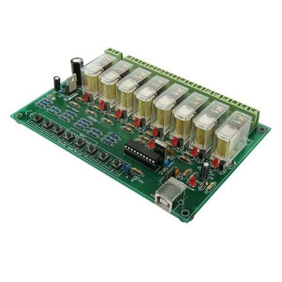 Velleman K8090 8-Channel USB Relay Card