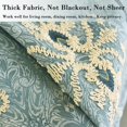 thumbnail image 3 of Cortinas VOGOL personalizadas simples de chenilla jacquard opacas, 3 of 7