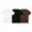 Black, White, Brown, variant on Boys T Shirts Toddler Kids 3 Pack Cotton Crew Neck Short Sleeve clothes, Sizes 2T-12