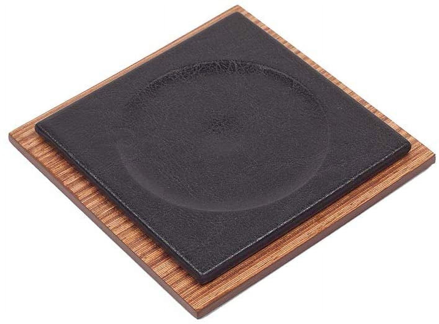 Leather Desk Set - Leather Organizer Desk Set - Walnut Wood Desk Set - Office Product - Desk Accessories Set - 11 PCS (Black)