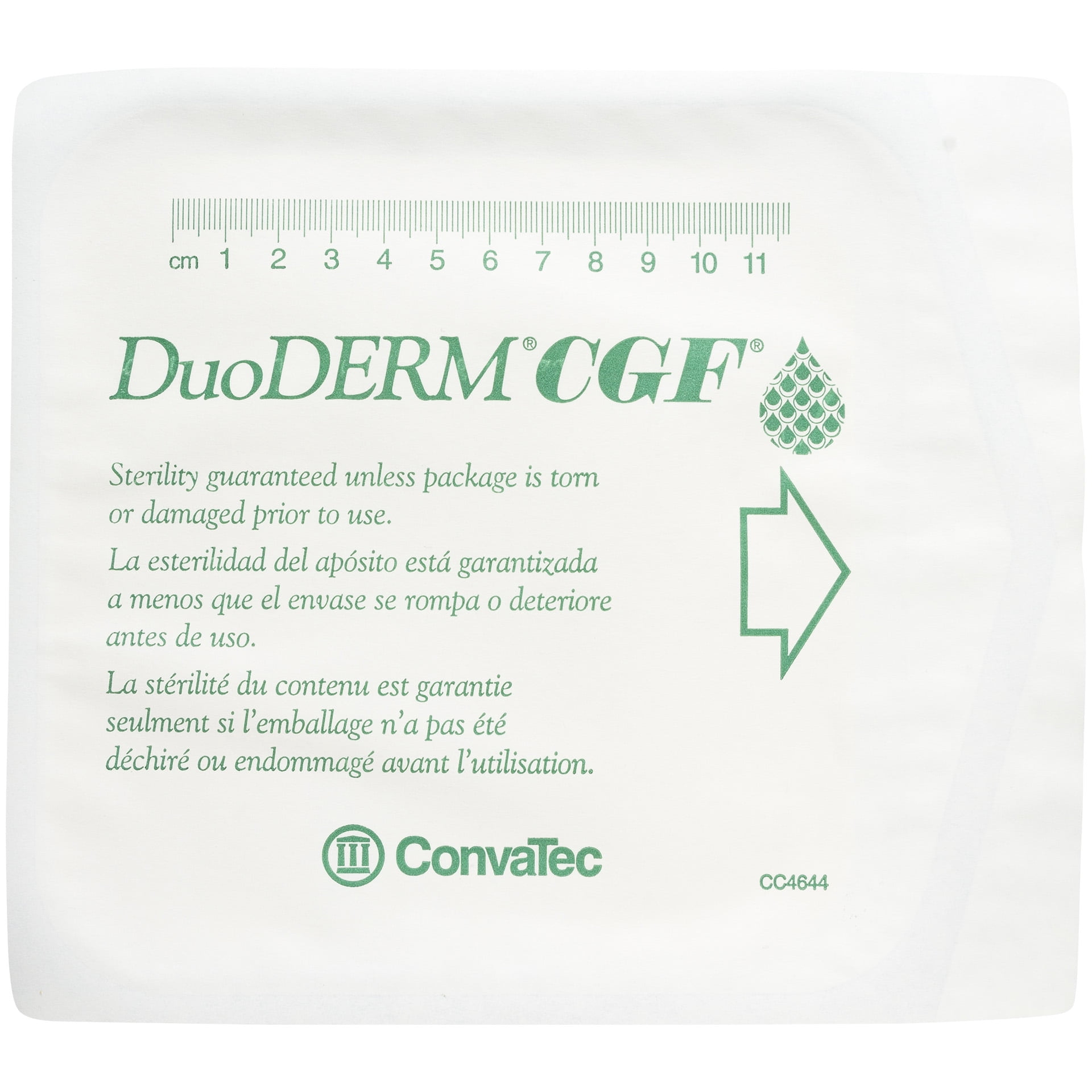 Convatec 187661 DouDERM CGF Hydrocolloid Sterile Wound Dressing 6" X 6" - Box of 5