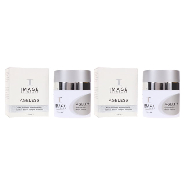 Mascarilla Total Nocturna IMAGE Skincare con Retinol Antienvejecimiento Paquete de 2 de 1,7 oz