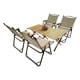 thumbnail image 1 of Mesa De Camping Con Juego 4 Sillas Exterior Jardín Practiksa, 1 of 9