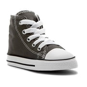 Converse Boys Chuck Taylor All Star High Top Sneaker, Closed Toe Charcoal, Size 2 M