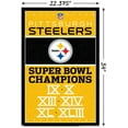 thumbnail image 3 of NFL Pittsburgh Steelers - Champions 13 Wall Poster, 22.375" x 34", 3 of 5