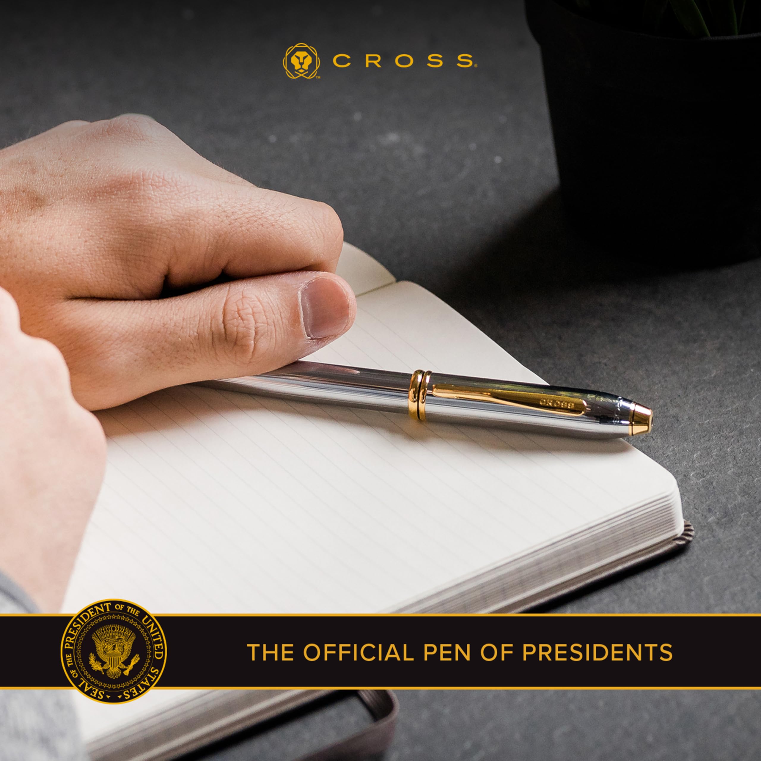 Cross Townsend® Black PVD Micro-knurl Ballpoint Pen