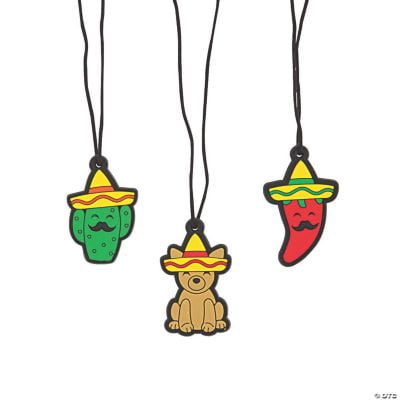 Fiesta Animal Necklaces, Cinco de Mayo, Jewelry, 12 Pieces