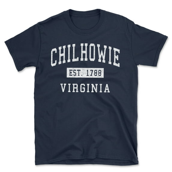 Chilhowie Virginia Classic Established Men's Cotton T-Shirt