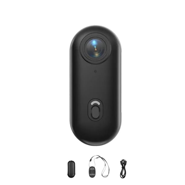 Cámara de Acción 4K para Pulgar,Minicámara Corporal con WIFI,1080P, Manos , Grabación POV, Ideal para Trabajo, Viajes, Paseos con Mascotas, Natación, Ciclismo, Color Negro.