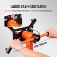 thumbnail image 4 of Engine Stand, 750 lbs (3/8 Ton) Rotating Engine Motor Stand with 360 Degree Adjustable Head, Cast Iron Motor Hoist Dolly, 4-Caster, 4 Adjustable Arms, for Vehicle Maintenance, Auto Repair, 4 of 12