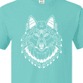 thumbnail image 4 of Inktastic Tribal Wolf Head T-Shirt, 4 of 5
