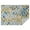 Blue Leaf and, variant on Colorful Pioneer Flower Patchwork Rectangle Tablecloth 60"x84",Waterproof Polyester Rectangle Table Cloth, Wipeable Spillproof Polyester Tablecloth for Dining, Camping, Indoor and Outdoor