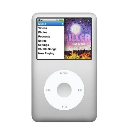 Pre-Owned Apple 7th Generation iPod 160GB Silver Classic, Includes FREE Silicone Case!