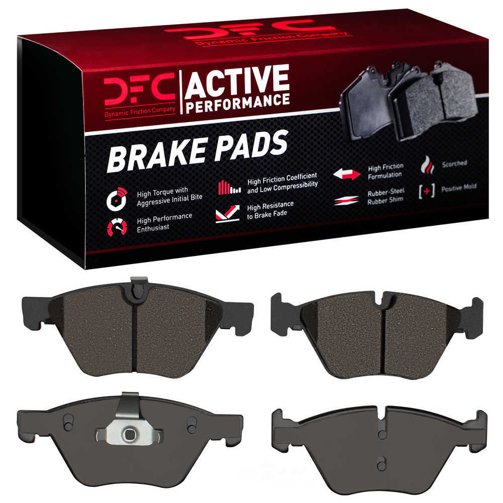 Dynamic Friction Company 1115-1061-00 DFC Active Performance Pads - Low Metallic