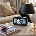 thumbnail image 2 of Unique Bargains Gentle Wake-Up Sound Alarm Clock Black 5.3"L x 1.8"W x 3.0"H, 2 of 5