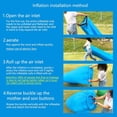 thumbnail image 4 of Inflatable Air Sofa Portable Fast-Inflate Waterproof Lounger for Beach Camping Pool Travel, 4 of 8