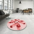 thumbnail image 4 of Ahgly Tapis Rectangulaire Lavable en Machine Intérieur Transitionnel Rose, 8 Pieds x 12 Pieds, 4 of 7