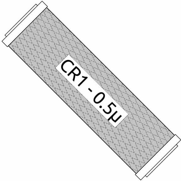 10-inch CR1 0.5-micron Carbon Filter