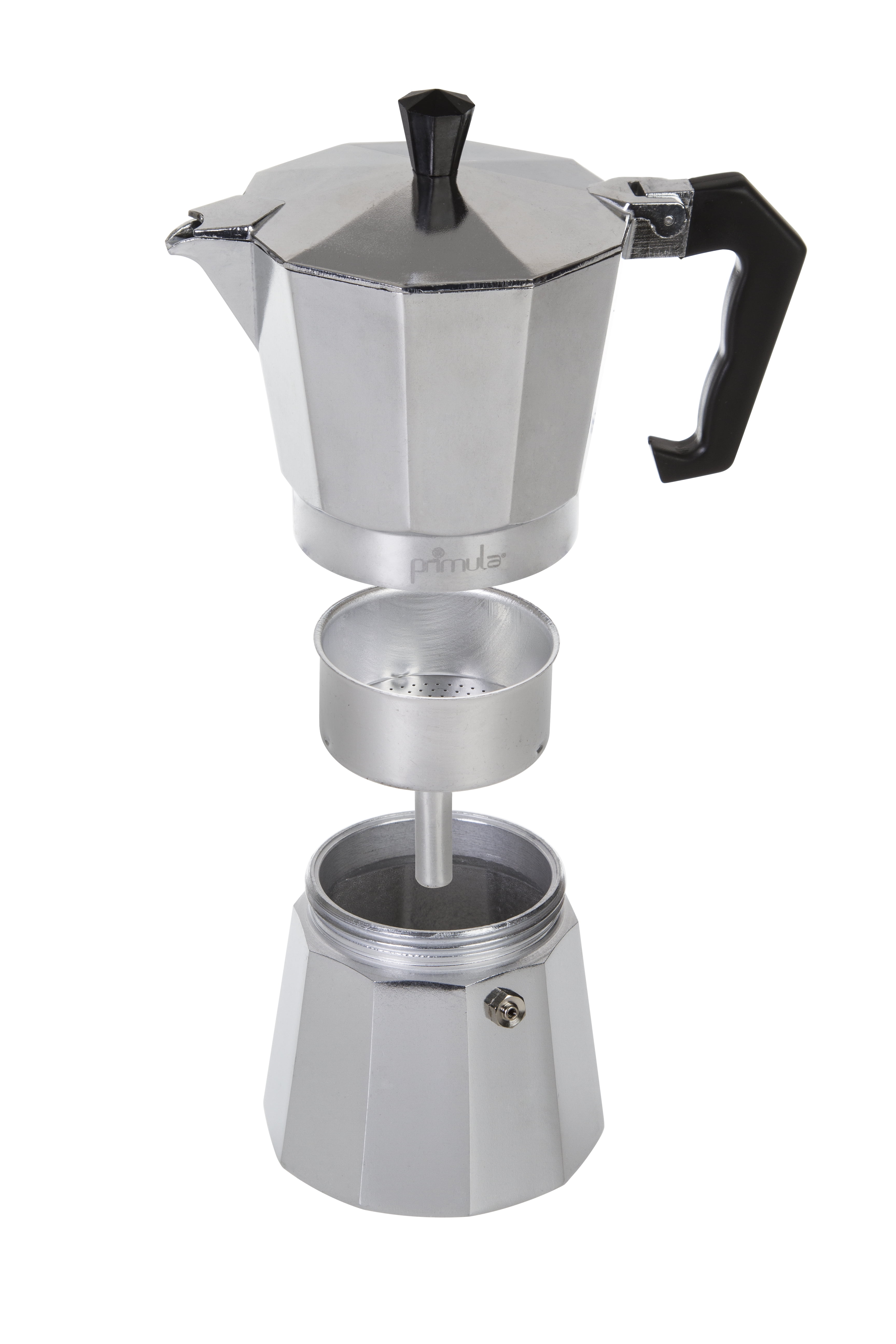 Aluminum 3 Cup Stovetop Espresso Maker Polished : Target