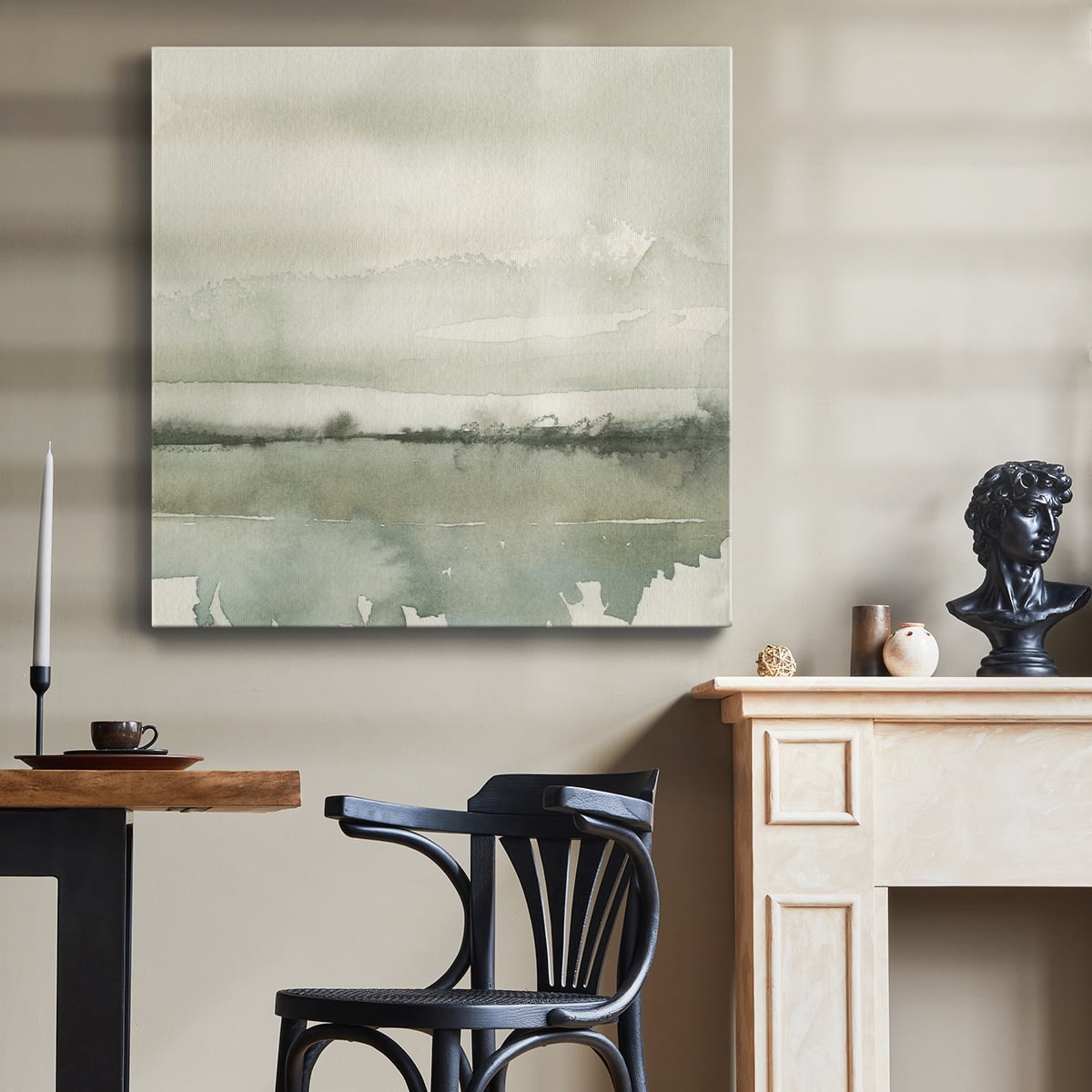 Wexford Home Winter Reflections II-Premium Gallery Wrapped Canvas, 10" x 10" - Ready to Hang